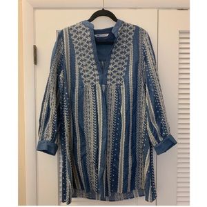 Zara embroidered dress